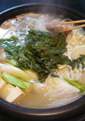 しゃき×２鶏団子とぷる×２鶏手羽の水炊き-レシピのメイン写真