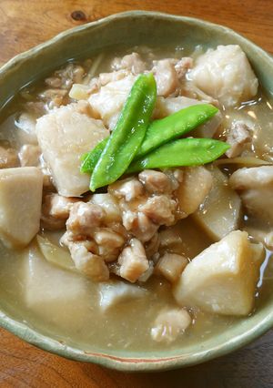 ほっこり里芋と鶏肉の葛餡-レシピのメイン写真