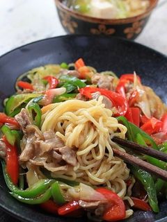残り野菜で「あんかけ焼きそば」-レシピのメイン写真
