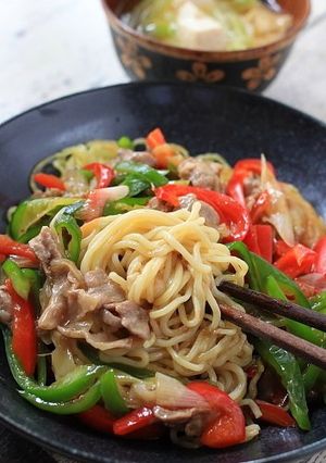 残り野菜で「あんかけ焼きそば」-レシピのメイン写真