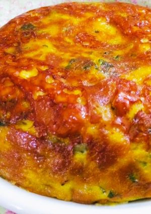 野菜たっぷり!炊飯器キッシュ-レシピのメイン写真