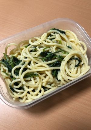 ほうれん草パスタ-レシピのメイン写真