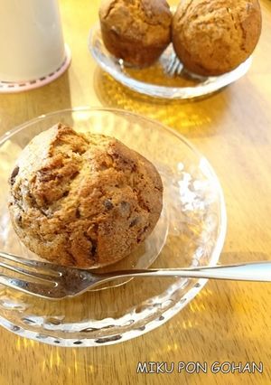 焼くまで10分!チョコチップマフィン-レシピのメイン写真