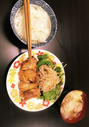 お母さん直伝の照り焼きチキン♡-レシピのメイン写真
