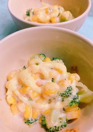 簡単！ブロッコリーのたらこマヨネーズ焼き-レシピのメイン写真