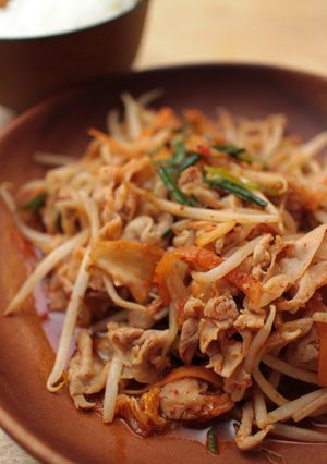 15分でできる！簡単☆豚肉のキムチ炒め-レシピのメイン写真