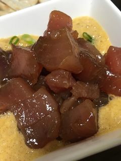 特売鮪が!?絶品ふわふわマグロ山かけ☆-レシピのメイン写真