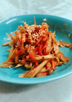 お弁当に！ごぼうとにんじんのきんぴら-レシピのメイン写真