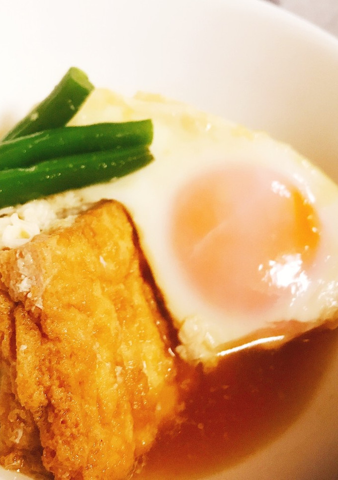 めんつゆで厚揚げと卵の煮物-レシピのメイン写真