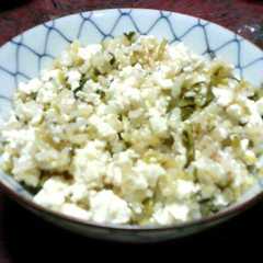 玄米高菜（豆腐入り）混ぜご飯-レシピのメイン写真