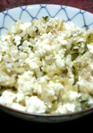 玄米高菜(豆腐入り)混ぜご飯-レシピのメイン写真
