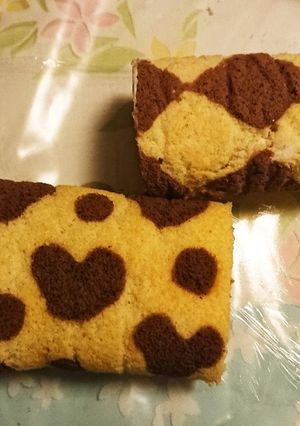 柄ありロールケーキ-レシピのメイン写真