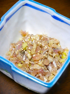 中性脂肪対策!アジのたたき☆ゴマ風味-レシピのメイン写真