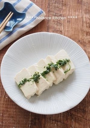 豆腐のぬか漬けのカルパッチョ風-レシピのメイン写真