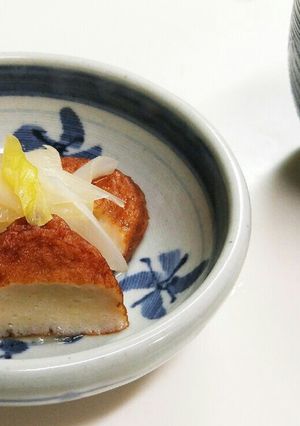 ☆簡単なさつま揚げと玉ねぎ長葱の煮物♪-レシピのメイン写真