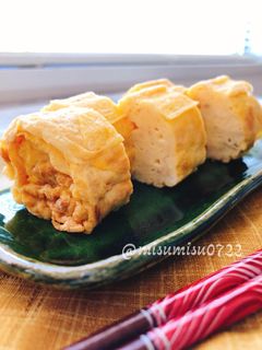 炭酸水でふんわり厚焼き卵(動画有)-レシピのメイン写真