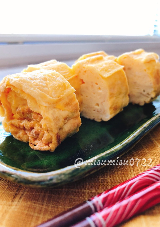 炭酸水でふんわり厚焼き卵(動画有)-レシピのメイン写真