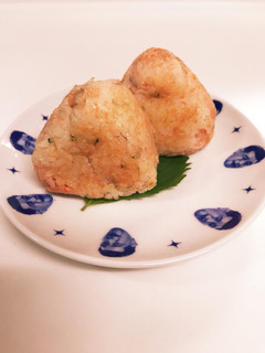 ❁しらすとたらこの焼きおにぎり❁-レシピのメイン写真