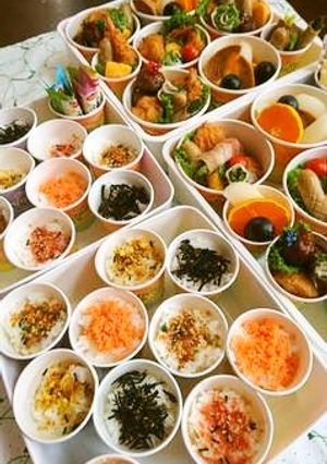 運動会や行楽に　カップＤＥお弁当-レシピのメイン写真