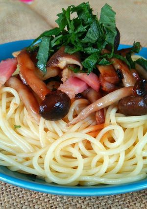 バター醤油香る☆キノコの和風パスタ★-レシピのメイン写真