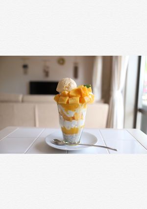 マンゴーパフェ-レシピのメイン写真