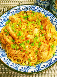 BBQにも◎焼肉のたれで鶏もやし焼きそば-レシピのメイン写真