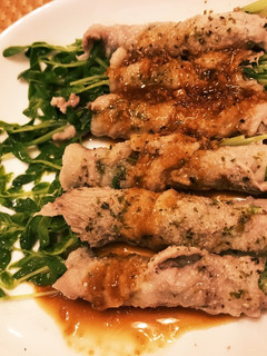 豆苗の肉巻き-レシピのメイン写真