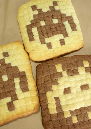 ピコピコ♪インベーダークッキー-レシピのメイン写真