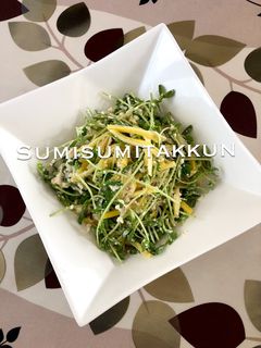 無限♡豆苗と茗荷の白和え☆-レシピのメイン写真