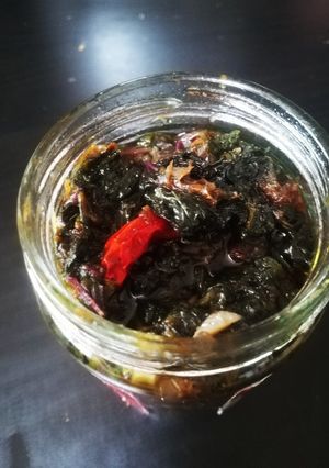 紫蘇ジュース作った後の赤紫蘇で~食べラー-レシピのメイン写真