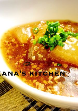 簡単☆トロトロ冬瓜のそぼろ煮♪♪-レシピのメイン写真