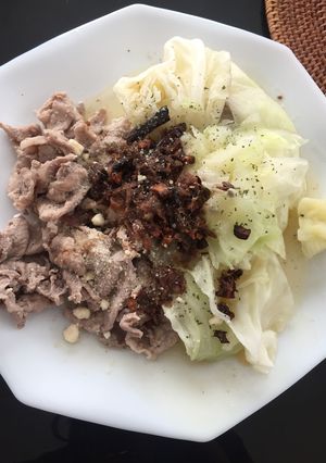キャベツと豚肉のアンチョビソース和え-レシピのメイン写真