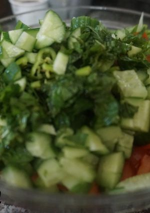 簡単に作れるアラブのサラダ-レシピのメイン写真