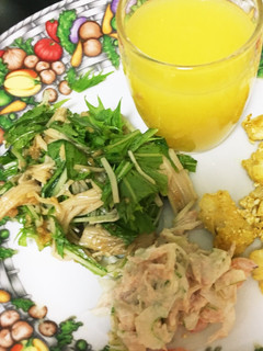 簡単ダイエットさっぱり水菜とえのき 梅味-レシピのメイン写真