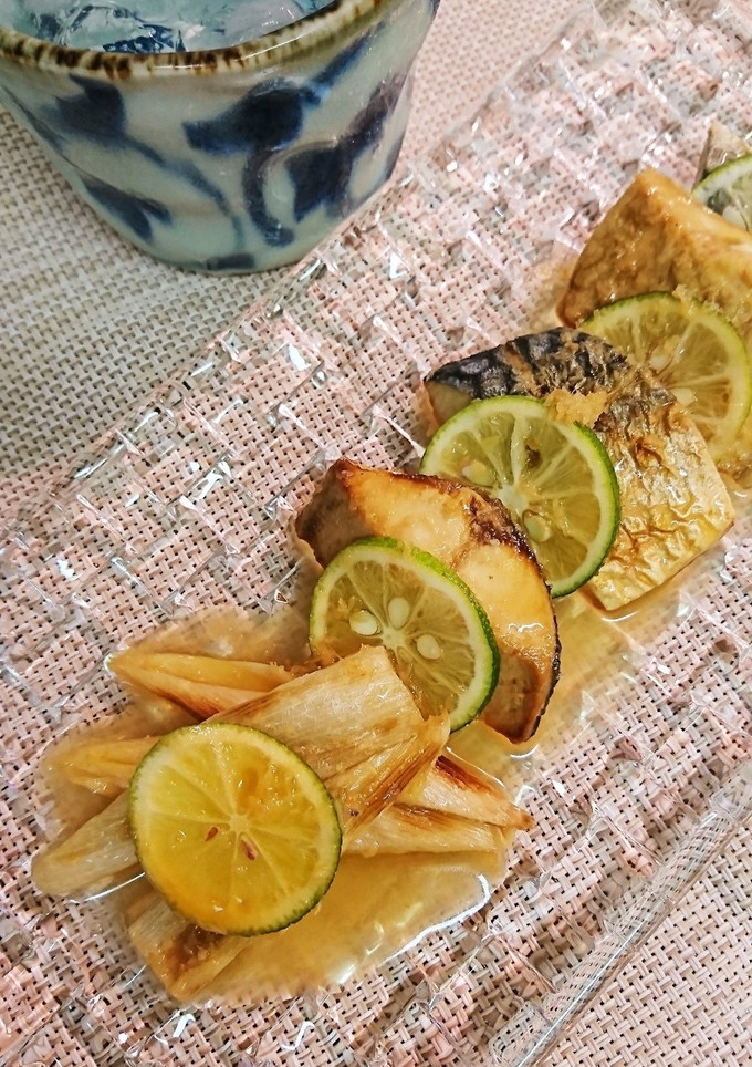 塩サバと長ネギのポン酢漬け-レシピのメイン写真