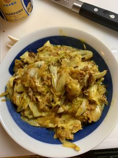 キャベツとツナのカレー炒め-レシピのメイン写真