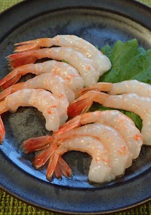 ボタンエビの刺身-レシピのメイン写真
