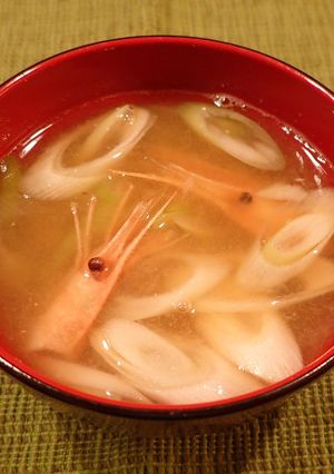 ボタンエビ汁-レシピのメイン写真