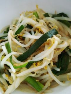 レンジで簡単♪もやしとニラのナムル-レシピのメイン写真