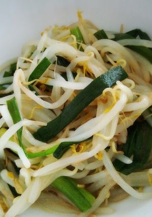 レンジで簡単♪もやしとニラのナムル-レシピのメイン写真