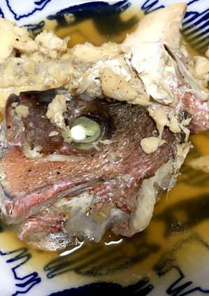 鯛のアラ煮-レシピのメイン写真