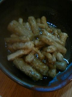 食材一つでOK!牛蒡の揚げ煮^^-レシピのメイン写真