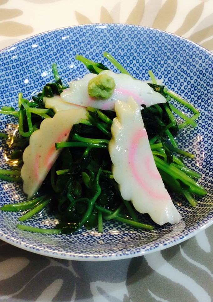 白だしで＊豆苗となるとの煮びたし-レシピのメイン写真