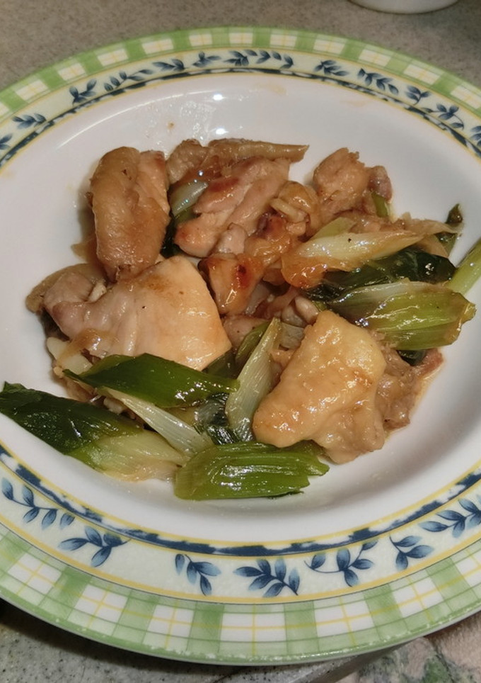 鶏肉と長ねぎの炒め物-レシピのメイン写真