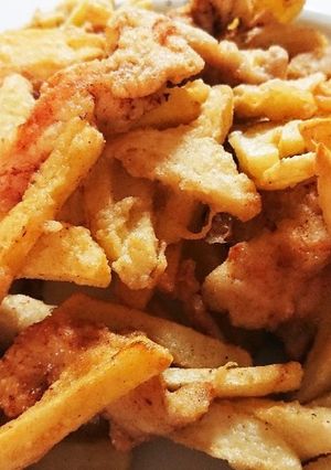 鶏胸肉とじゃがいものカレー風味かき揚げ-レシピのメイン写真