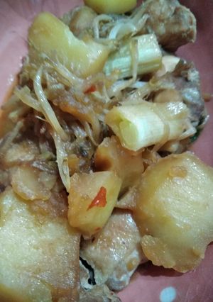 鶏肉じゃがいも甘辛炒め-レシピのメイン写真