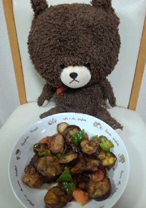 鶏肉トマトなすピーマンワイン焼き肉たれ炒-レシピのメイン写真