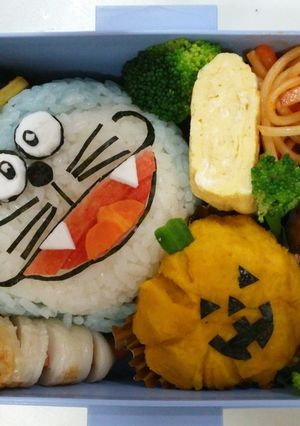 ハロウィン弁当　ドラえもん-レシピのメイン写真