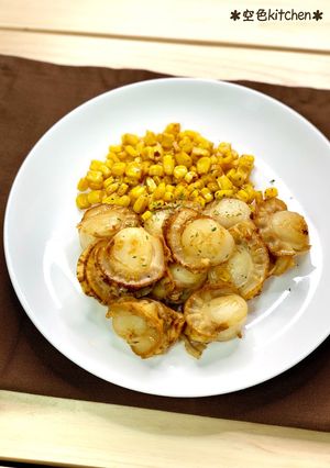 マーガリンで簡単♪帆立のこっくり醤油焼き-レシピのメイン写真