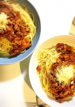 ラム肉でしっかり食感♡ボロネーゼ-レシピのメイン写真